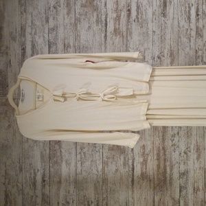 Ivory 100% tencel 2 pc. dress set